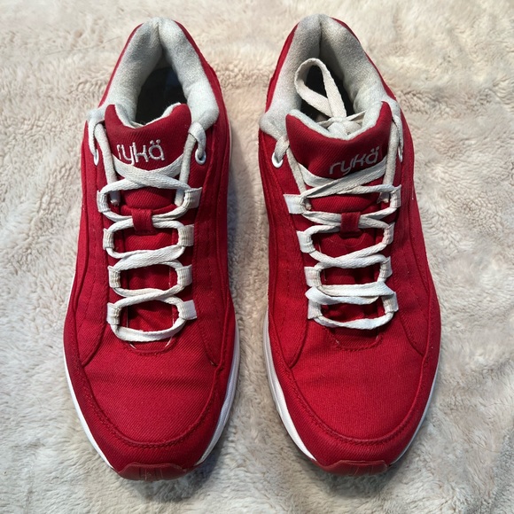 RYKA Catalyst III Canvas Walking Sneaker in Red Size 10 - Picture 3 of 7